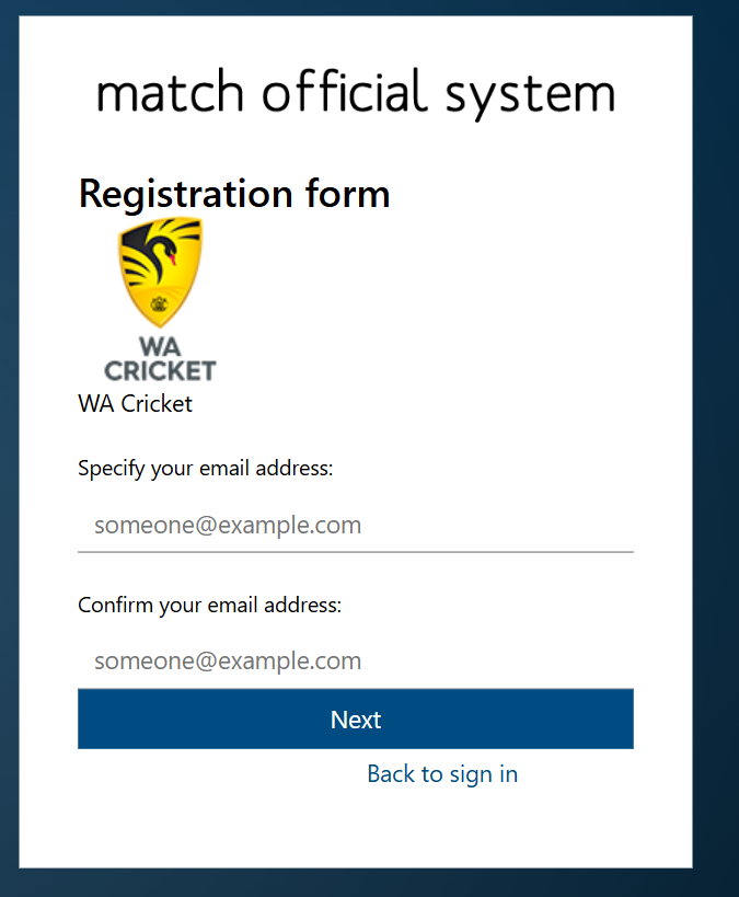 Registration Process